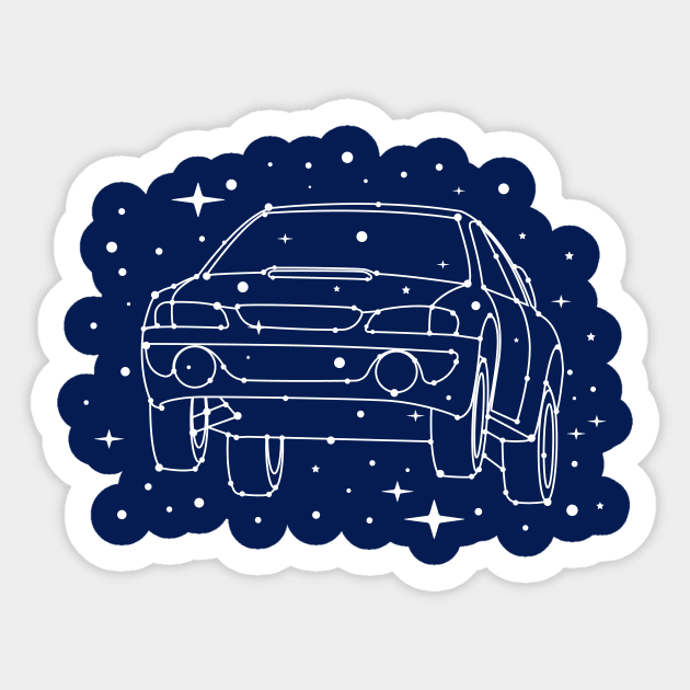 Impresive impreza star zodiac Sticker by pujartwork